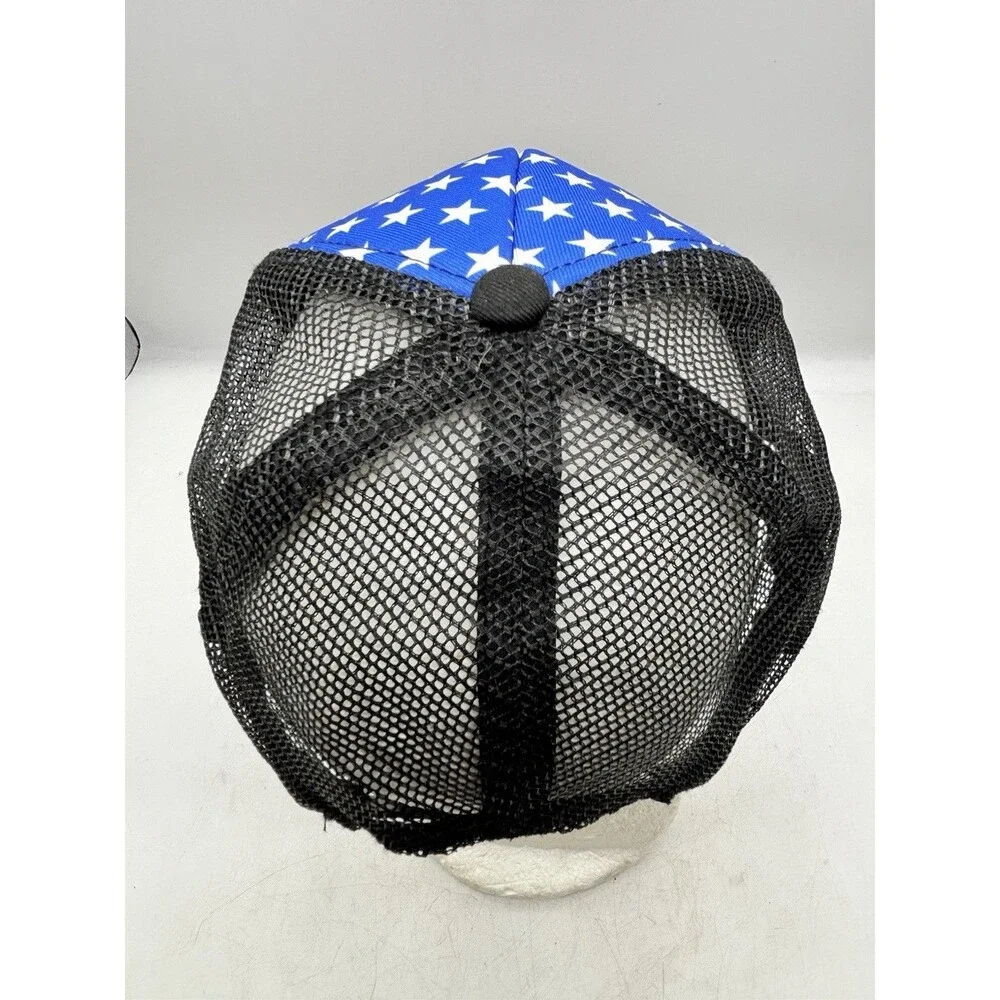 Coors Light American Flag Trucker Hat Black Mesh Snapback Beer Cap